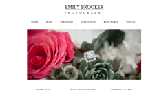 Desktop Screenshot of emilybrookerphotography.com